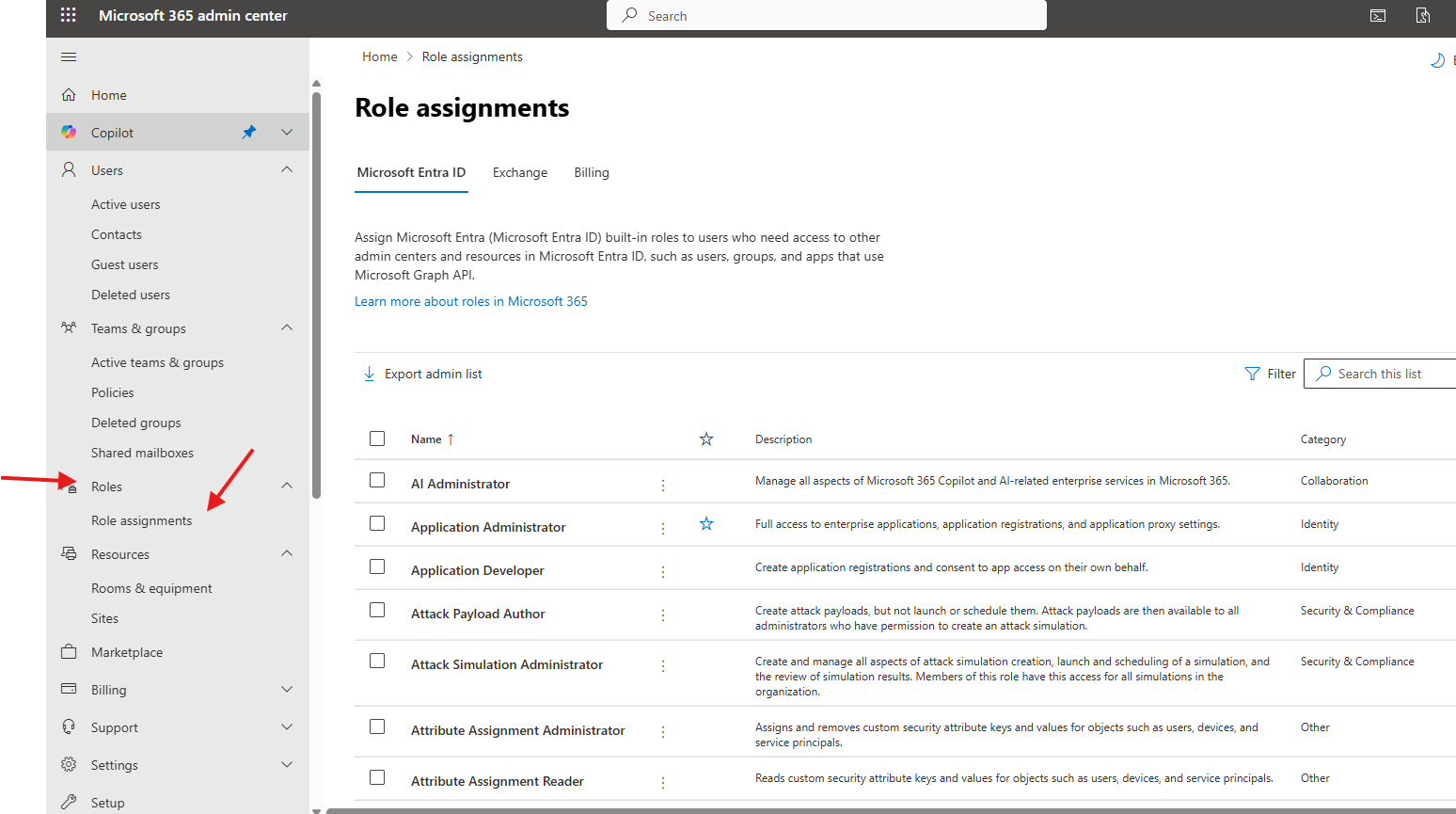 How to assign roles to user in O365