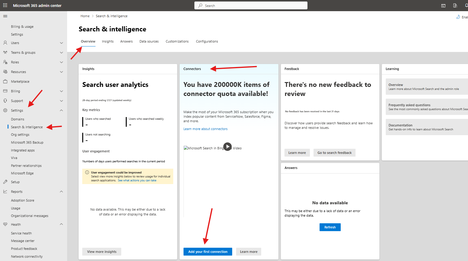 How to add connectors in O365 quickly