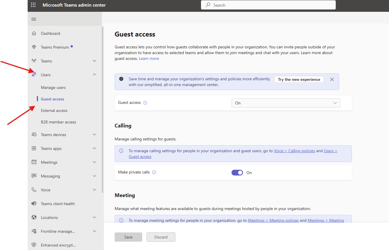 Swiftly explained Guest access in Teams admin center