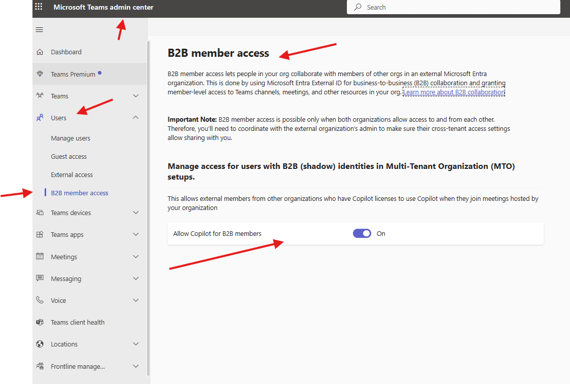 B2B member access in Microsoft Teams
