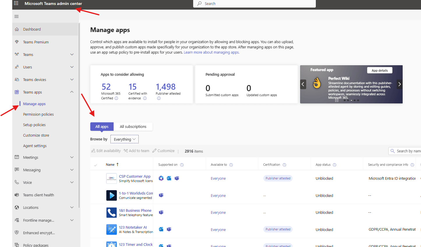 How to manage apps in Microsoft Teams