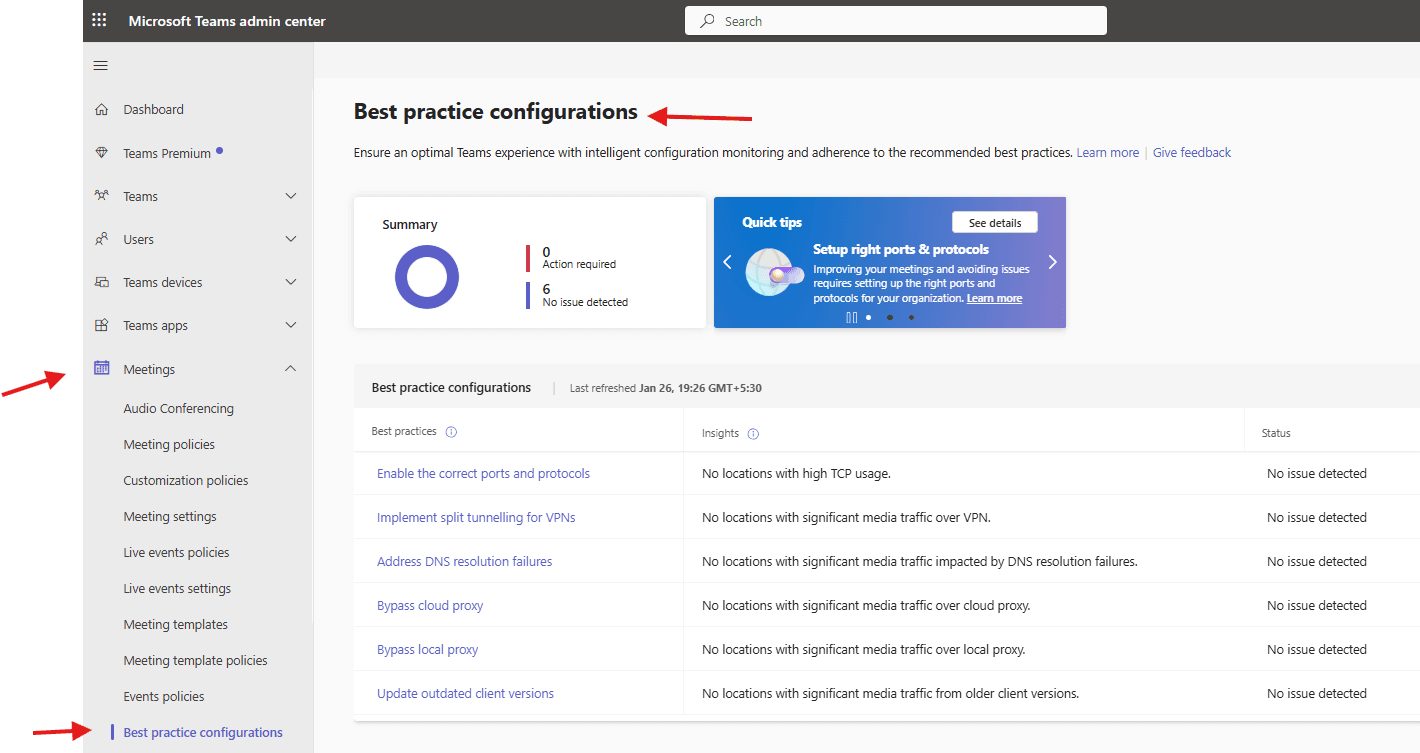 Best practice configurations in Microsoft Teams