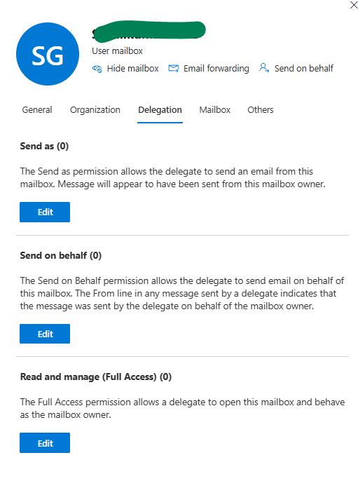 How to manage mailbox delegation using EXO