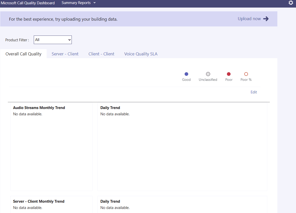 How to view Microsoft call quality dashboard in Power Bi app